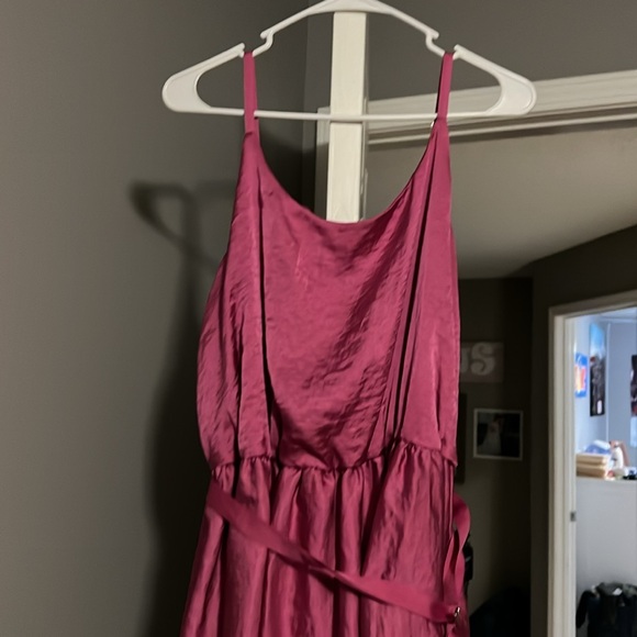 6th and Lane High Low Fuchsia Dress - Picture 2 of 8